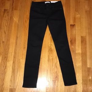 NWT Size 24/00 Loft Modern Skinny Black Jeans